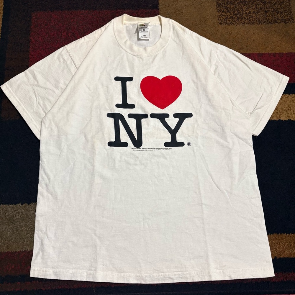 Vintage 1996 “I ❤️ NY” T-Shirt — Fruit of the Loom, Size Large
